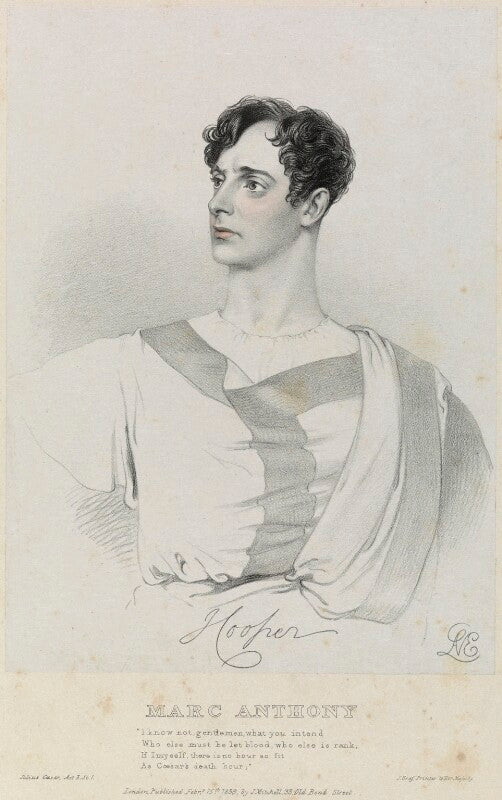 Hooper as marc anthony in 'julius caesar' npg d22082