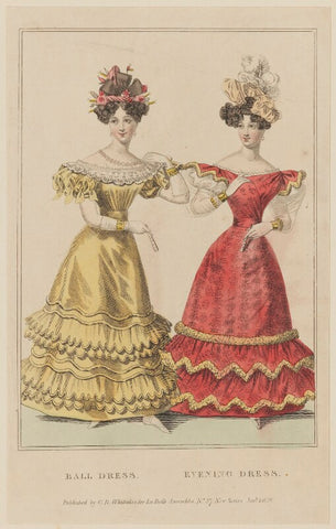 'Ball Dress. Evening Dress', January 1828 NPG D47621