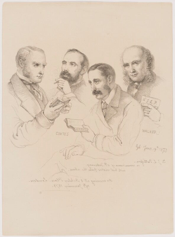 Sir george scharf and friends npg d6714