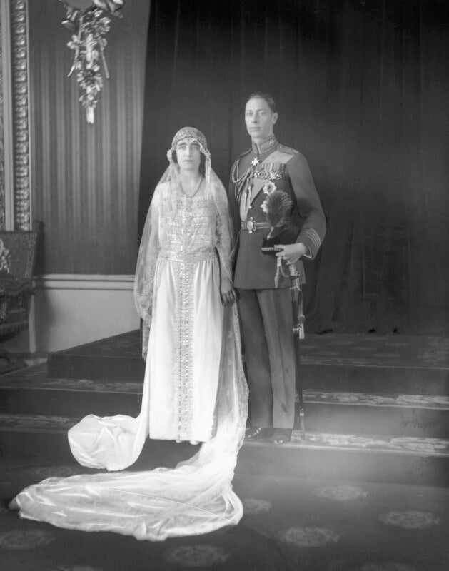 The wedding of king george vi and queen elizabeth, the queen mother npg x95765