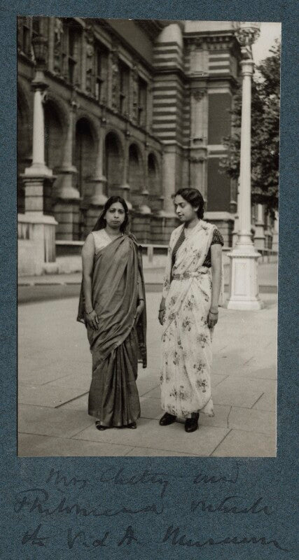 Mrs thumboo chetty; philomena thumboo chetty npg ax143951