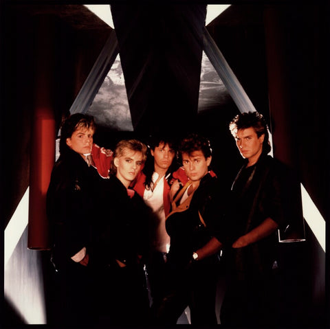 Duran Duran (John Taylor; Nick Rhodes; Andy Taylor; Roger Taylor; Simon Le Bon) NPG x76428