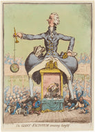 'The giant factotem amusing himself' NPG D12593