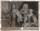King George I; King George II; Caroline Wilhelmina of Brandenburg-Ansbach NPG D27409