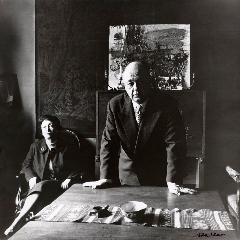 Rodica ionesco (née burileanu); eugène ionesco npg x127779