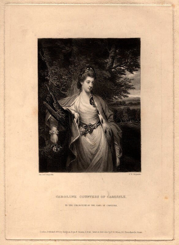 Margaret caroline (née leveson gower), countess of carlisle npg d1230