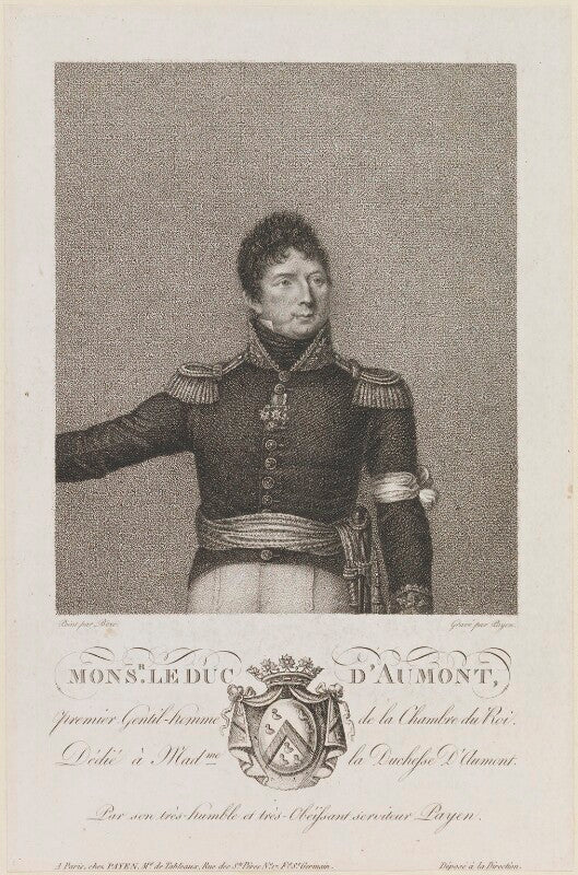 Louis marie celeste, duc d'aumont npg d15904