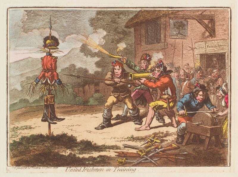 'united irishmen in training' npg d12652