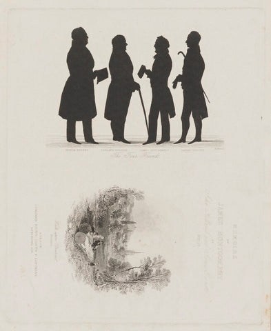 'The Four Friends' and frontispiece to the 'Memoirs of James Montgomery', Vol. II NPG D38912