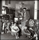 Valentina Kropivnitskaya; Oskar Rabine with their son Alexandre Rabine NPG x132982