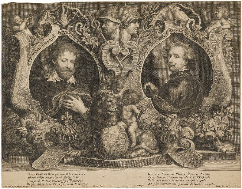 Sir peter paul rubens; sir anthony van dyck npg d38809