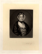 Lucy Audley (née James) engraved as Mrs Burroughs NPG D934