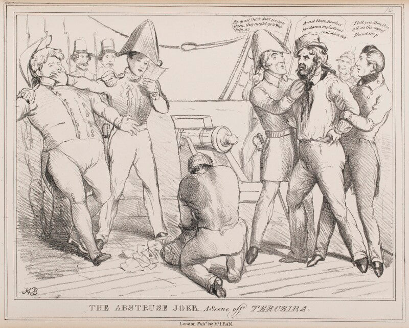 The abstruce joke. a scene off terceira npg d40945