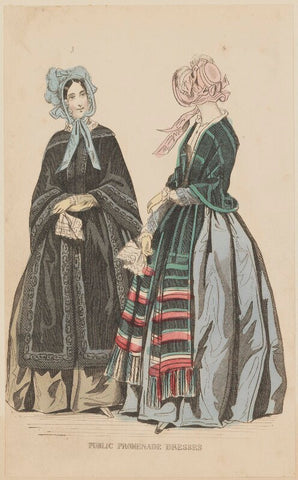 'Public promenade dresses', November 1844 NPG D47943