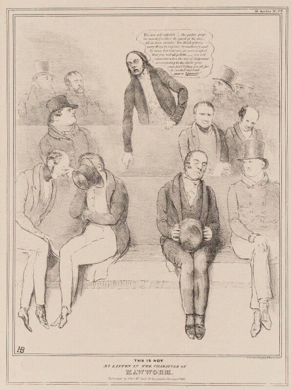 This is not mr liston in the character of maw worm npg d41113