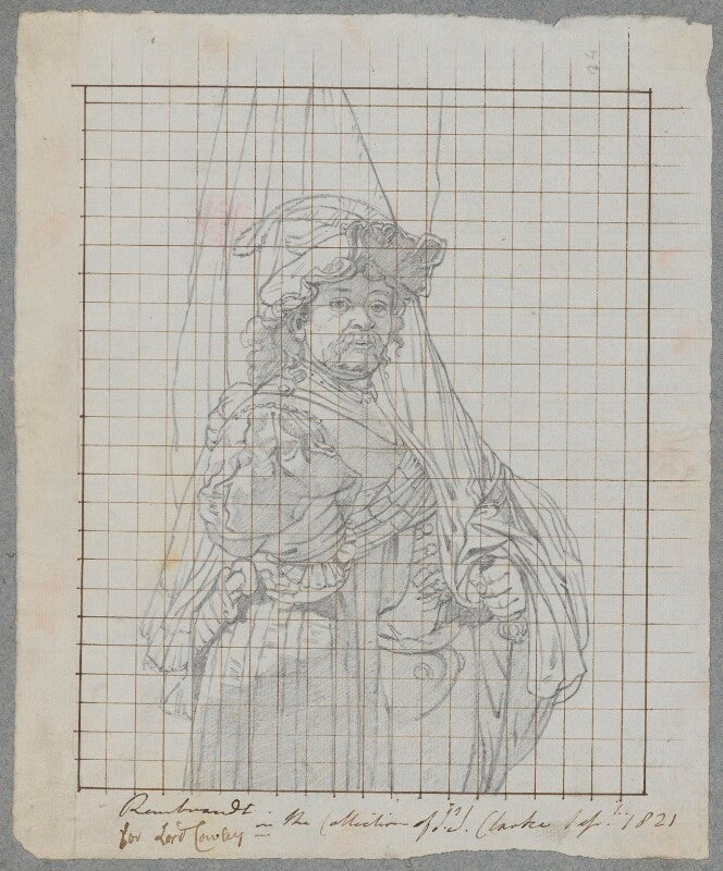 Rembrandt as 'standard bearer' npg d17501