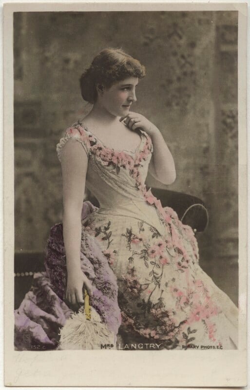 Lillie langtry as lena despard in 'as in a looking glass' npg x160521