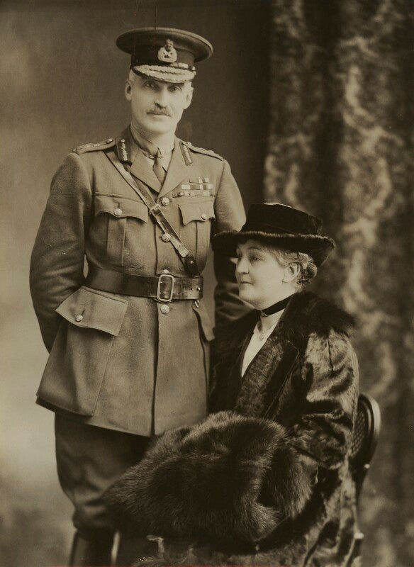 Henry sinclair horne, baron horne; kate (née mccorquodale), lady horne npg x83633