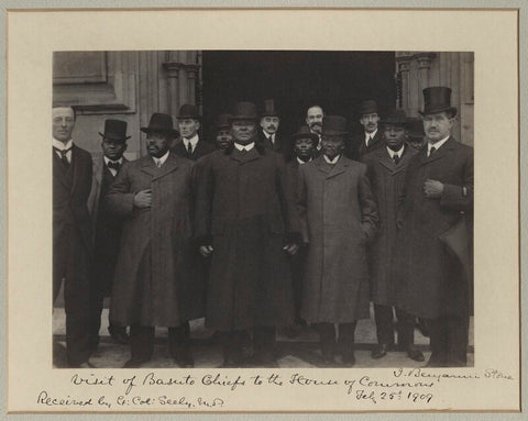 'Visit of Basuto Chiefs to the House of Commons' NPG x30033