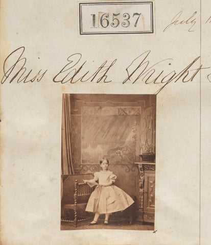 Miss Edith Wright NPG Ax64446