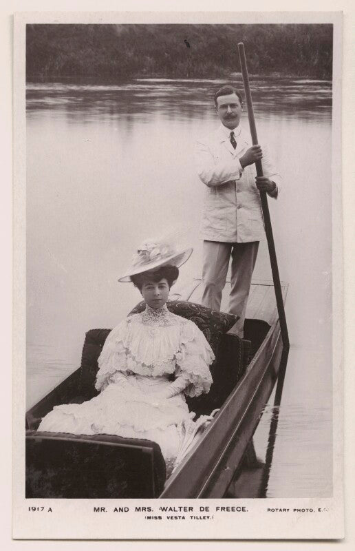 Vesta tilley; walter de frece npg x160605
