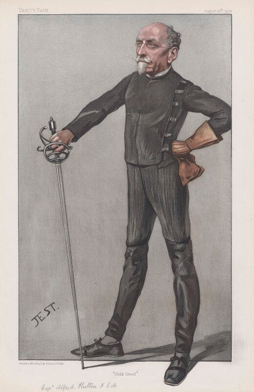 Alfred hutton ('men of the day. no. 888. "cold steel"') npg d45183