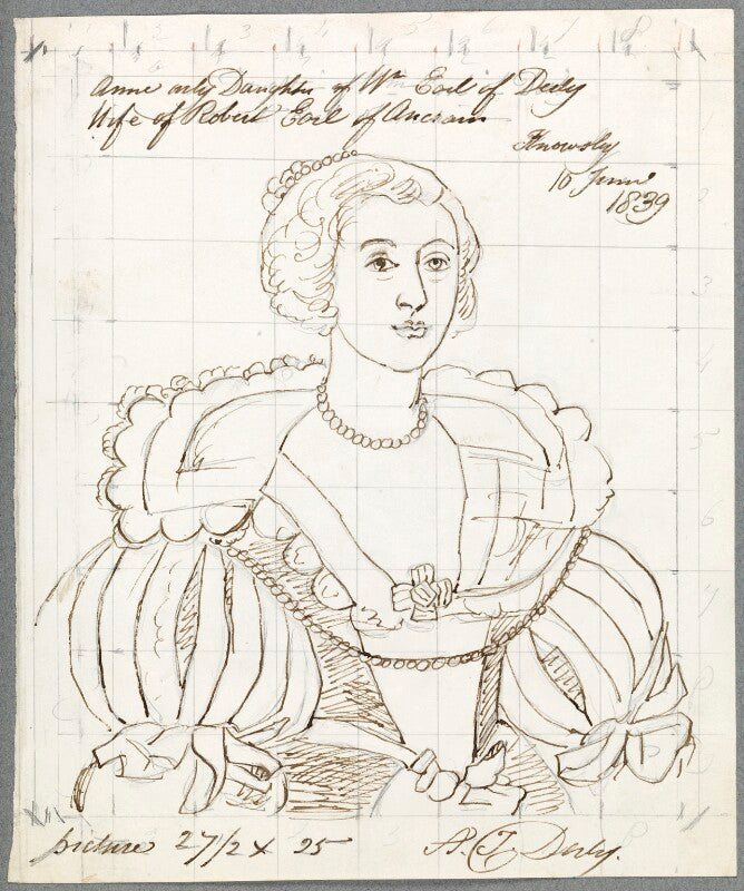 Anne ker (née stanley), countess of ancram npg d23091