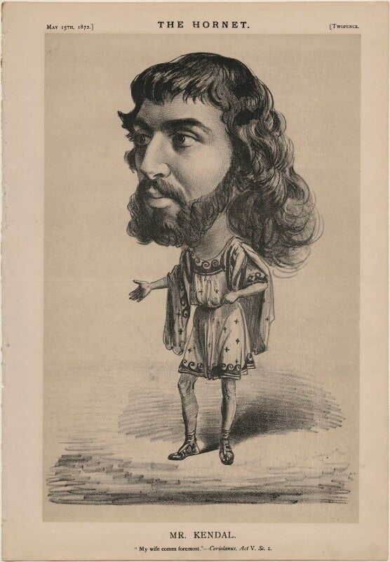 William hunter kendal (william hunter grimston) ('mr. kendal. "my wife comes foremost'   coriolanus, act v. sc.2'') npg d48288