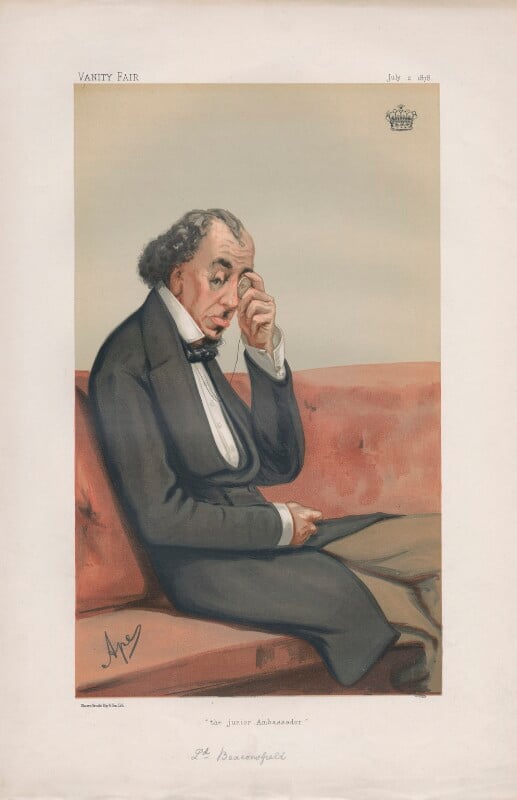 Benjamin disraeli, earl of beaconsfield ('the junior ambassador."') npg d43856