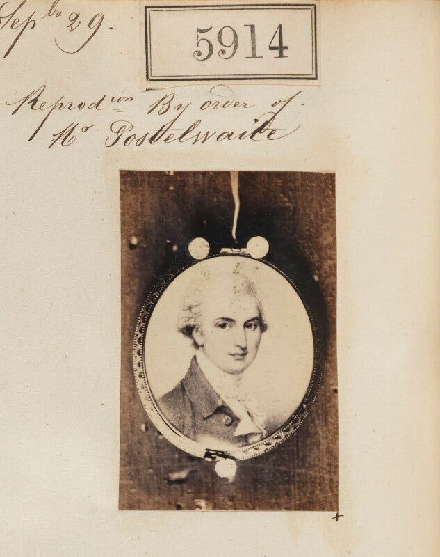 'reproduction by order of mr postlethwaite' npg ax55869