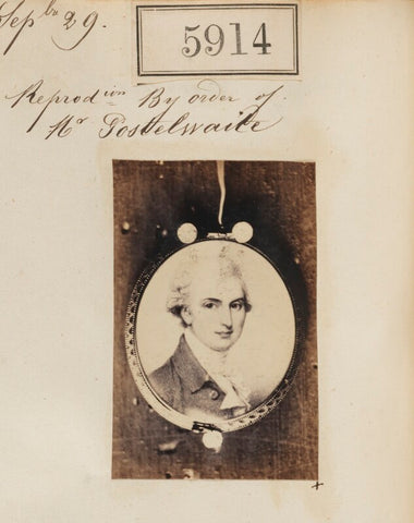 'Reproduction by order of Mr Postlethwaite' NPG Ax55869