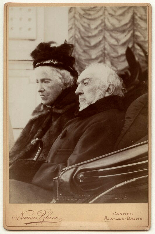 Catherine gladstone (née glynne); william ewart gladstone npg x7262