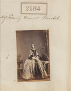 Emily Frances (née Rendel), Lady Bowen NPG Ax51572