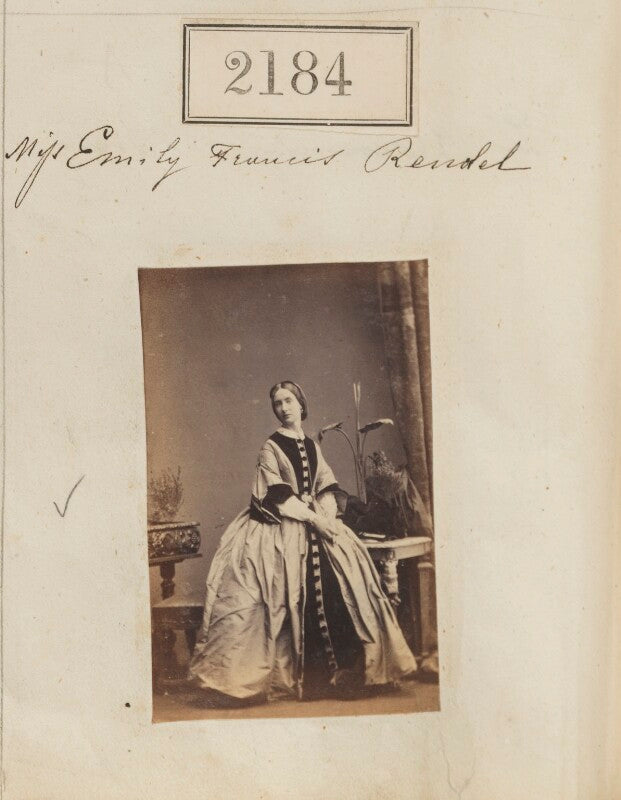 Emily frances (née rendel), lady bowen npg ax51572