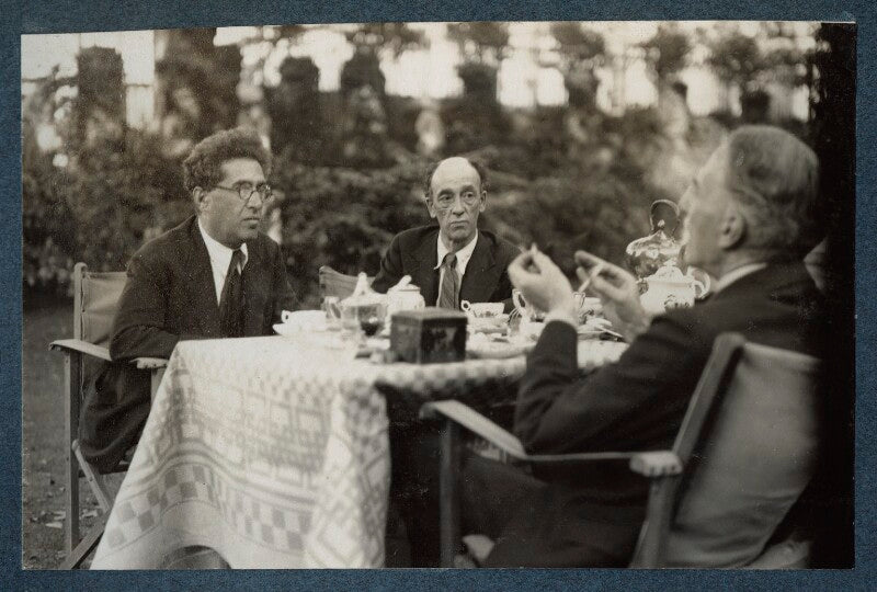 Samuel solomonovich ('kot') koteliansky; james stephens; philip edward morrell npg ax143570