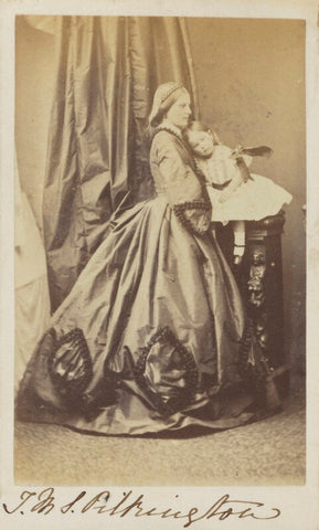 Mrs Thomas Milborne-Swinnerton-Pilkington with her child NPG Ax9845