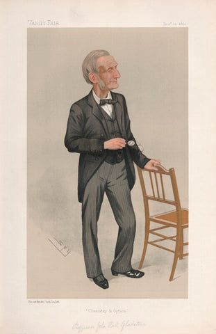 John Hall Gladstone ('Men of the Day. No. 523.') NPG D44568