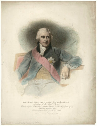 Sir Joseph Banks, Bt NPG D7497