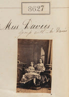 Miss Davies; Miss Davies NPG Ax58450