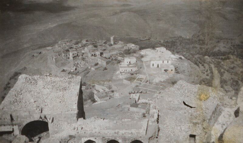 'view from the krak' (krak des chevaliers, syria) npg ax183214