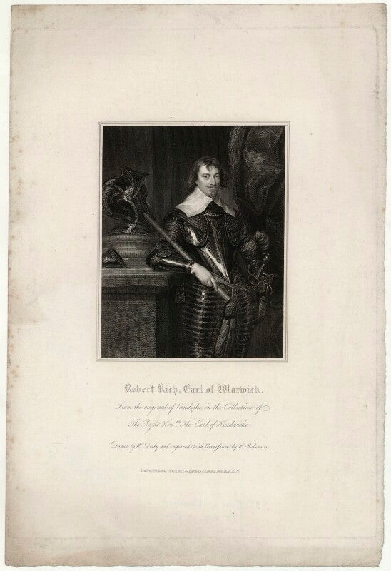 Robert rich, 2nd earl of warwick npg d37867