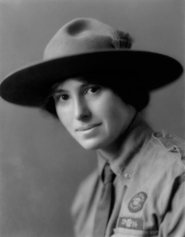 Olave st clair baden powell (née soames), lady baden powell npg x129933