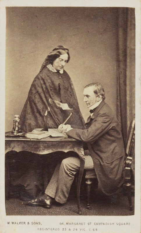 Catherine gladstone (née glynne); william ewart gladstone npg ax68087