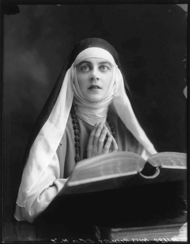 Muriel ridley as the nun in 'the miracle' npg x103483