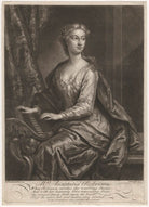 Anastasia Mordaunt (née Robinson), Countess of Peterborough NPG D3875