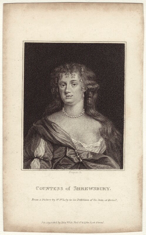 Anna maria talbot (née brudenell), countess of shrewsbury npg d30536