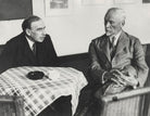 Jan Christian Smuts; John Maynard Keynes, Baron Keynes NPG x19133
