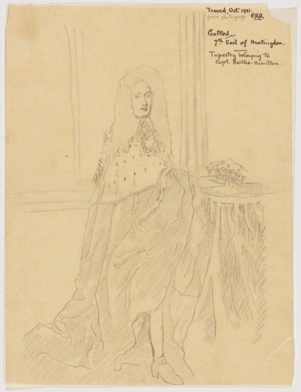 Theophilus hastings, 7th earl of huntingdon npg d46204