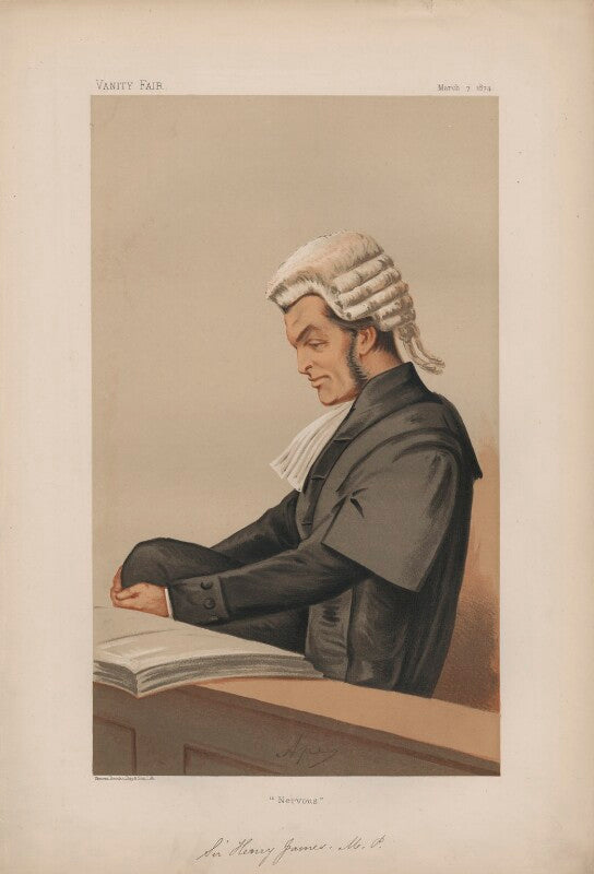 Henry james, 1st baron james of hereford ('statesmen. no. 164.') npg d43630