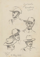 Unknown Garhwali soldiers NPG D43225